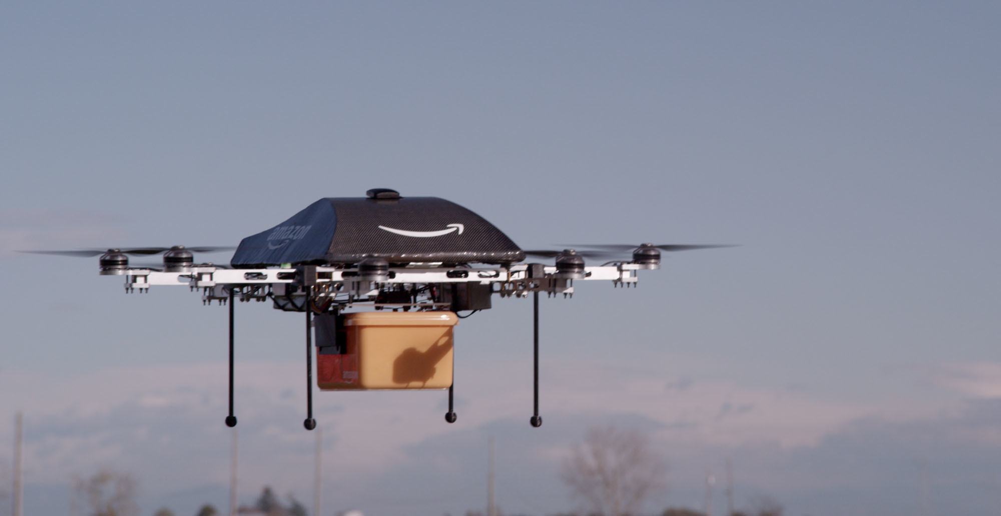 Drohne für die Zustellung von Paketen