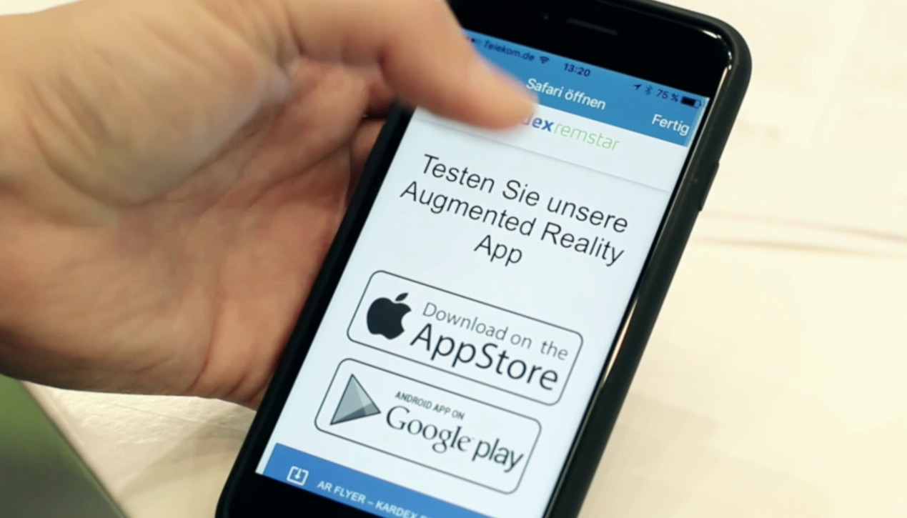 Augmented Reality-App für den mobilen Download