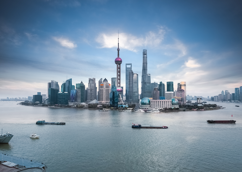 Import Export China - Schanghai-Skyline
