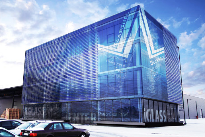 Solarfassade - Solarwand Fassaden Lösung für PV-Module und