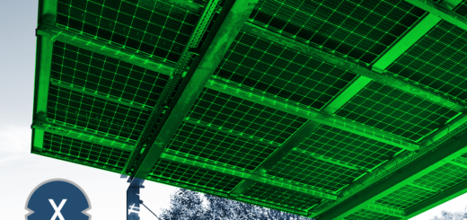 Photovoltaik Parkplatz bzw. Solar Carport - Bild: Xpert.Digital / Marina Lohrbach|Shutterstock.com
