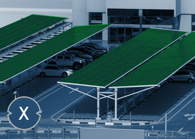 Photovoltaik-Parkplatzüberdachung von Xpert Digital