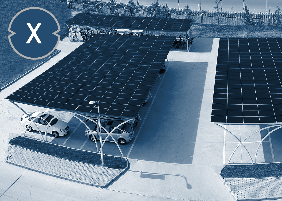 Schwaben Solaranlagen-Solarcarport - Parkplatzüberdachung mit Photovoltaik