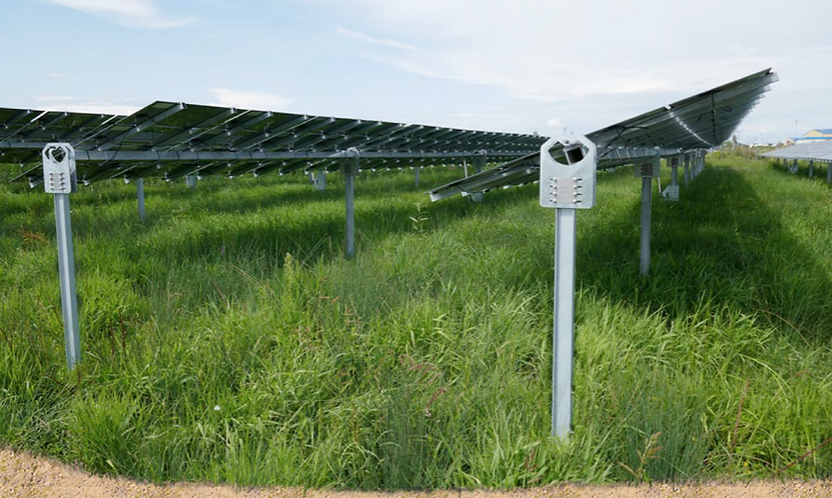 Klappbare/Drehbare Agri-Photovoltaik System Lösung von GridParity