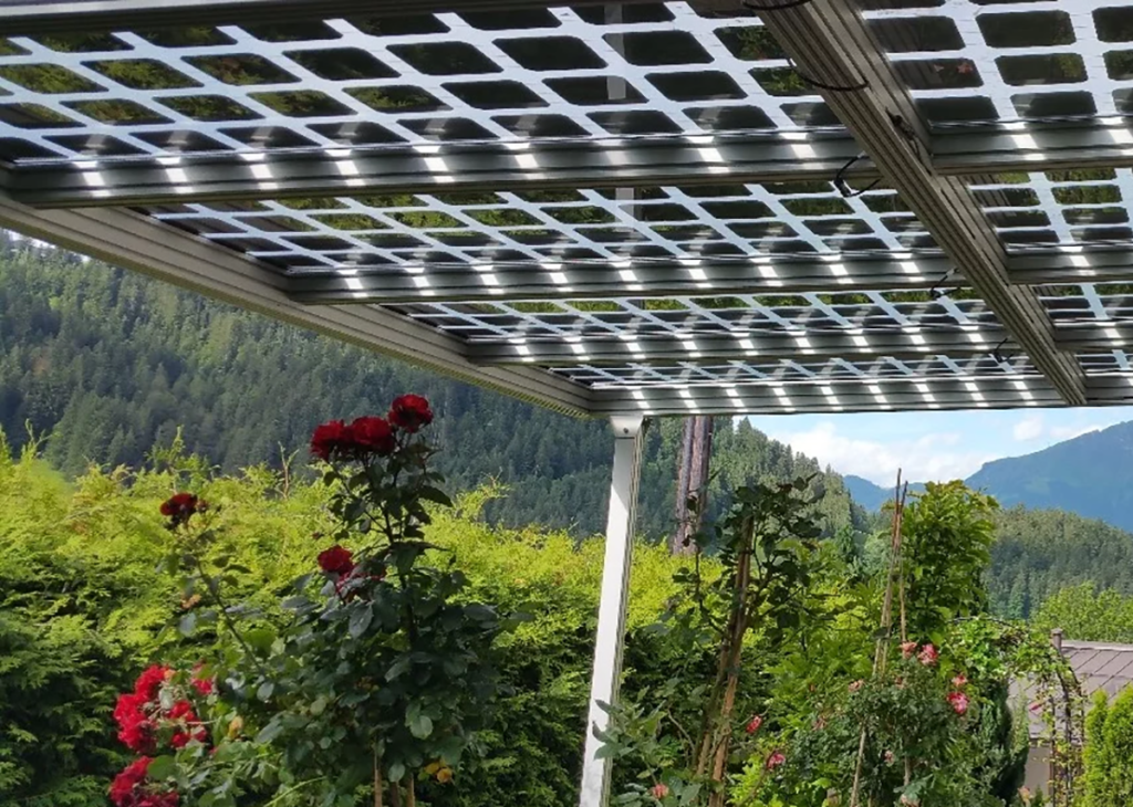 Green Solar Lösung für eine Photovoltaik Überdachung