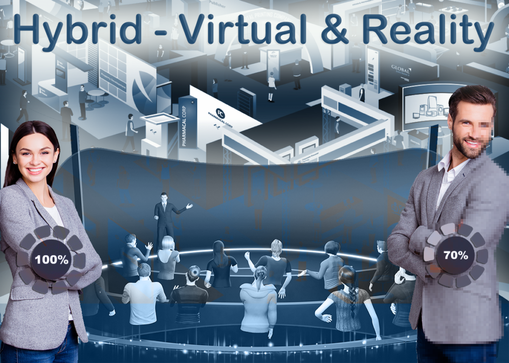 Hybridmessen: Die Planung und Organisation von Hybrid-Messen (Virtual & Reality)