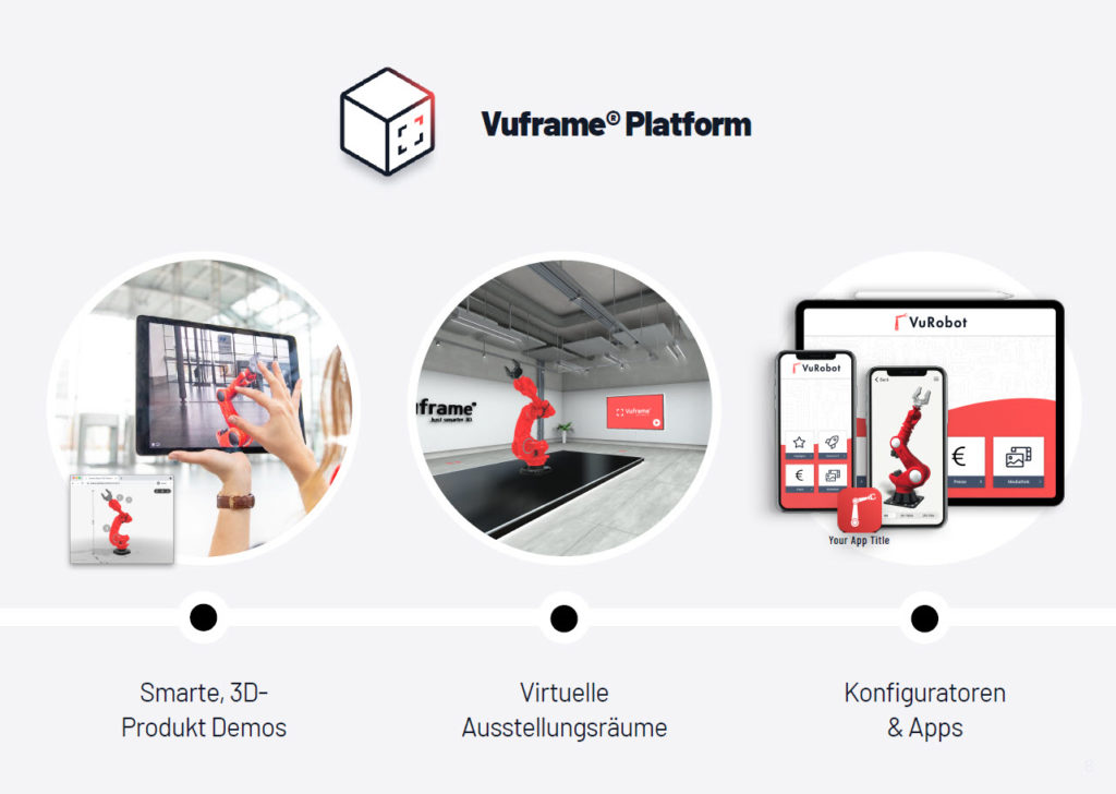 Smarte, 3D-Produkt Demos / Virtuelle Ausstellungsräume / Konfiguratoren & Apps