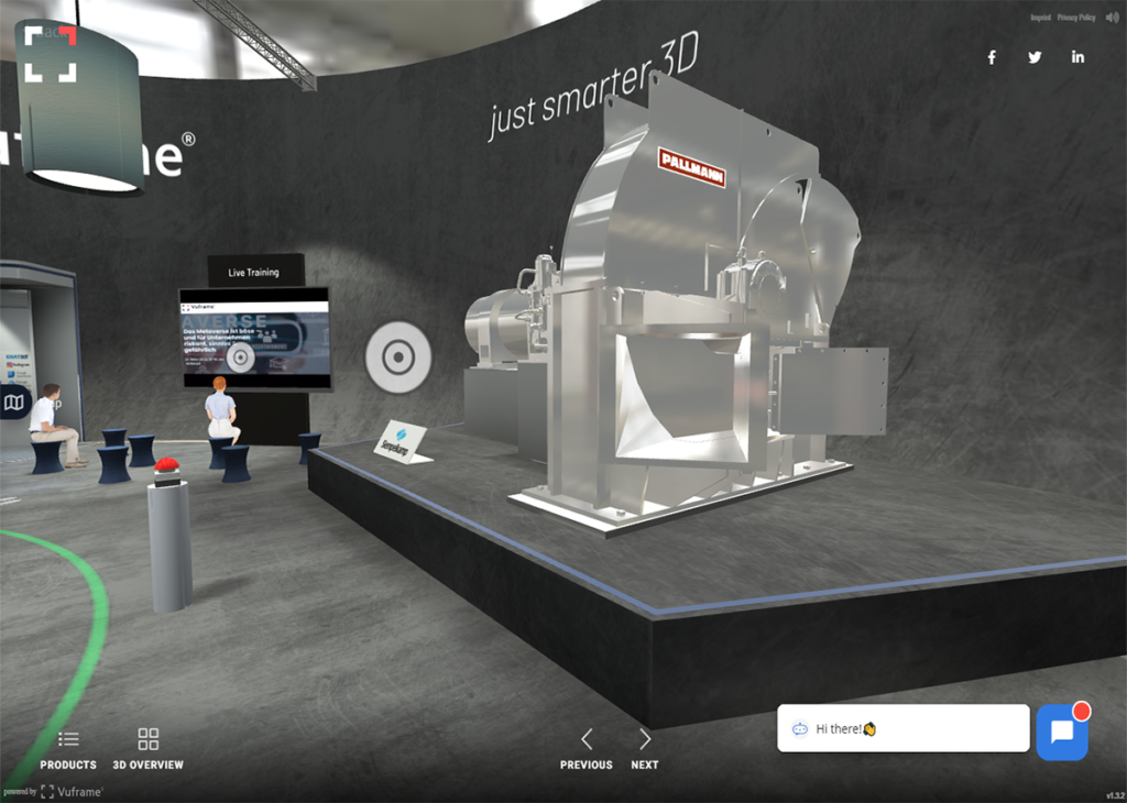 Virtual Showroom Maschinenbau