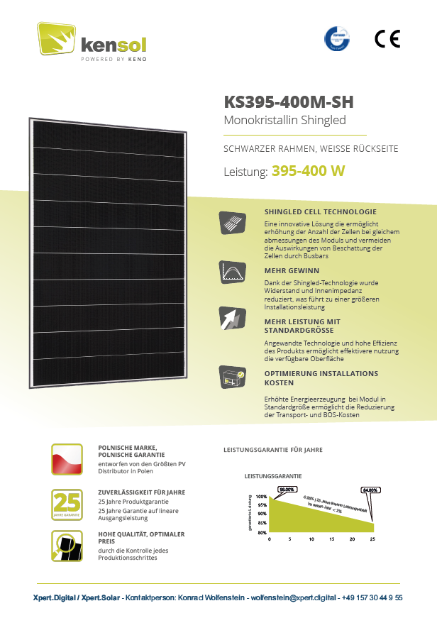 Kensol KS400M-SH | PDF Datenblatt