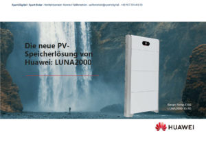 Huawei LUNA2000 PV-Speicherlösung - Smart ESS Batterie - 5 kwh, 10 kwh, 15 kwh, 20 kwh, 25 kwh, 30 kwh