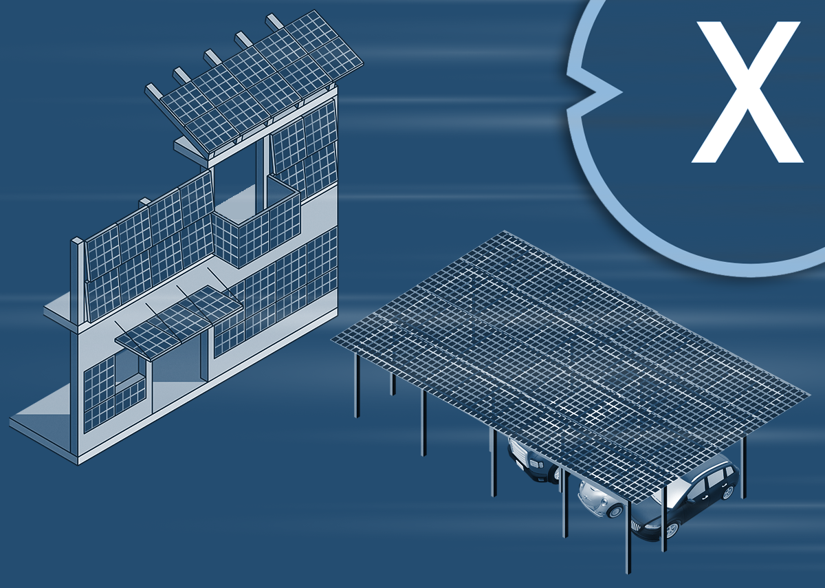 BIPV - Gebäudeintegrierte Photovoltaik: Versiegelte Flächen mit unseren'Urban City Solarcarportanlagen-System' erweitern