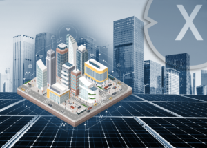 Smart City Solar Stromversorgung mit Solarcarportanlagen