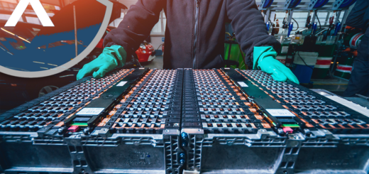 Simboliese beeld van soliede-toestand batterye: Die toekoms van battery tegnologie met hoër werkverrigting en verbeterde veiligheid