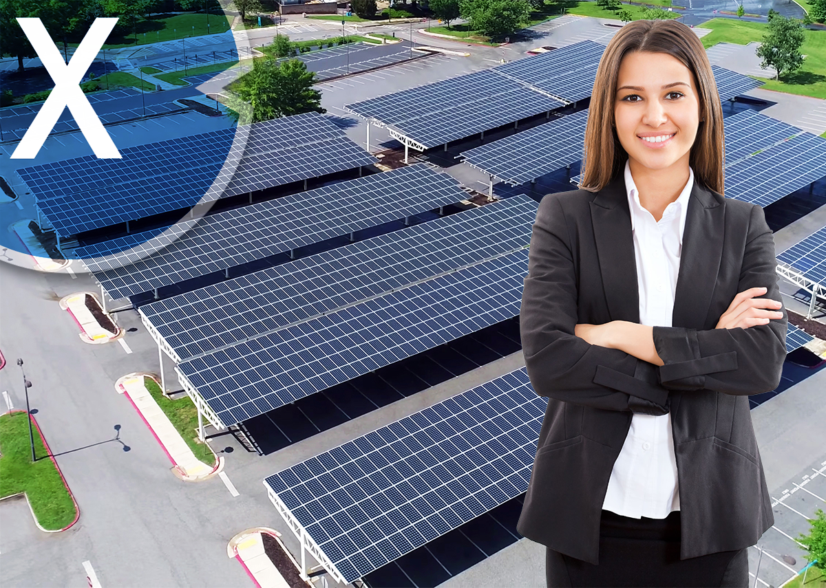 Energieeffiziente Mitarbeiterparkplätze mit Solar
