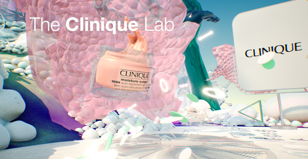 Das V-Commerce Metaverse: The Clinique (Virtual) Lab