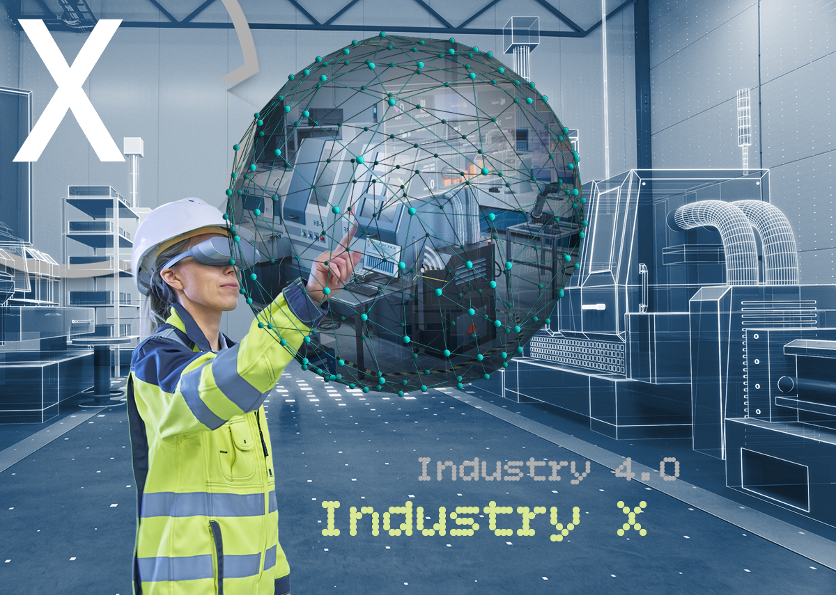 Smart Factory und die Industry X.0 Digitalisierung - die XR-Technologie, KI und IoT in der Industry 4.0