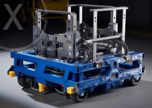 Logistik & Intralogistik: Muster einer speziellen Anfertigung für individuelle Transport-Ladungsträger in der Elektromobilität