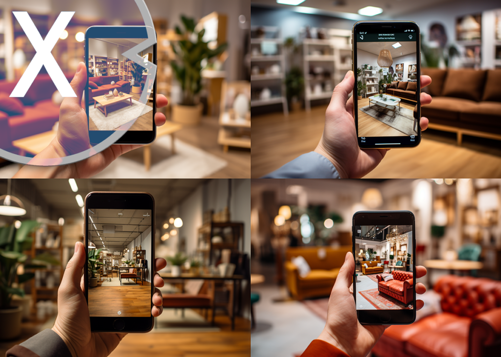 Möbelstück mit Augmented Realityin Zuhause ansehen und virtuell interagieren