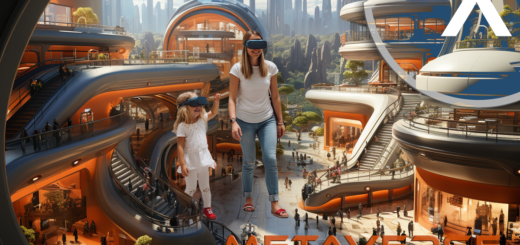 Metaverse Shopping Mall mit White-Label-Lösungen - V-Commerce Hub in Decentraland und Spatial