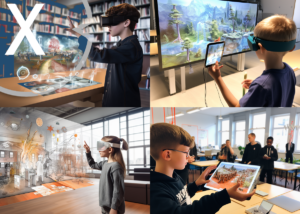 AI & XR-3D-Rendering Machine: Augmented und Extended Reality - Teaching4Future mit virtuellen Elementen