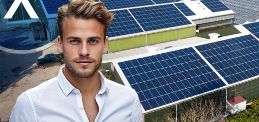 Lonsee Solar & Bau Firma - Solar Dach Gebäude, Büro, Lager Halle mit Wärmepumpe und Klimaanlage