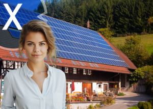 Baufirma & Solarfirma in Thurnau: Wintergarten oder Solarpergola - Dachsolar Gebäude mit Wärmepumpe und mehr - Bild: Xpert.Digital