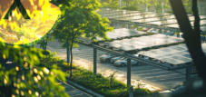 Solar / PV Parkplatzüberdachung - Integration von überdachten PV-Parkplätzen - gleiches System wie bei Solarcarports