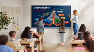 KI-gestütztes interaktives Whiteboard von Samsung - Für das moderne Klassenzimmer und Konferenzräume