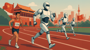 Robot Race в Китае: гуманоидные роботы на полумарафоне в Пекине - человек против машины
