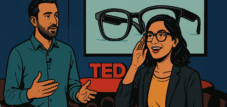 Google Smart Glasses Prototyp mit Gemini-AI auf der TED-Konferenz 