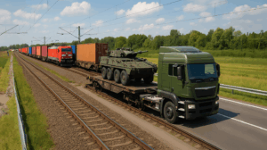 Hybrider, multimodaler Logistikverkehr (Straße-Schiene) in Deutschland mit zivil-militärischer Doppelnutzung