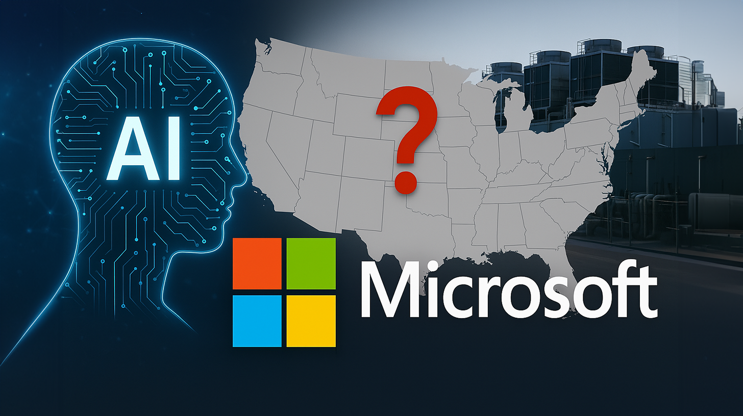 Stockt der 500-Milliarden-Dollar-KI-Boom in den USA? Microsoft streicht mehrere geplante Rechenzentren
