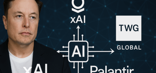 Die strategische KI Allianz zwischen Elon Musk mit xAI (Grok), Palantir und der Investmentfirma TWG Global