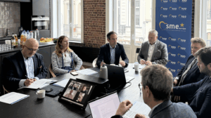 SME Europe in Brüssel mit Markus Becker (Chairman der SME Connect Defence Working Group)