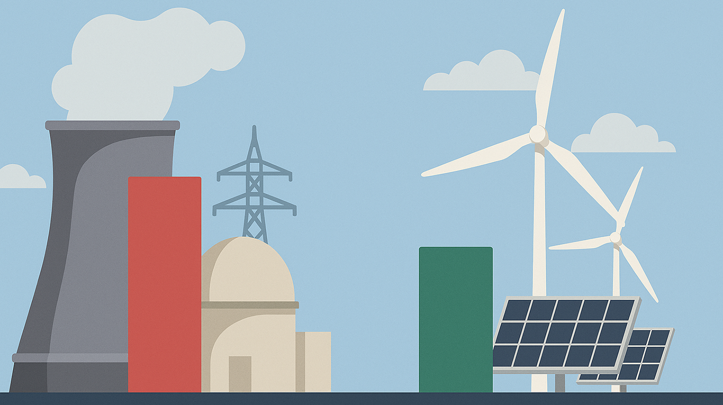 Costi di controllo del potere in confronto: l&#39;energia nucleare è davvero più costosa delle energie rinnovabili?