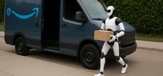 Aus dem Rivian-Van gesprungen: Stahl-Kollege statt Postbote? Amazons humanoide Lieferroboter im Test