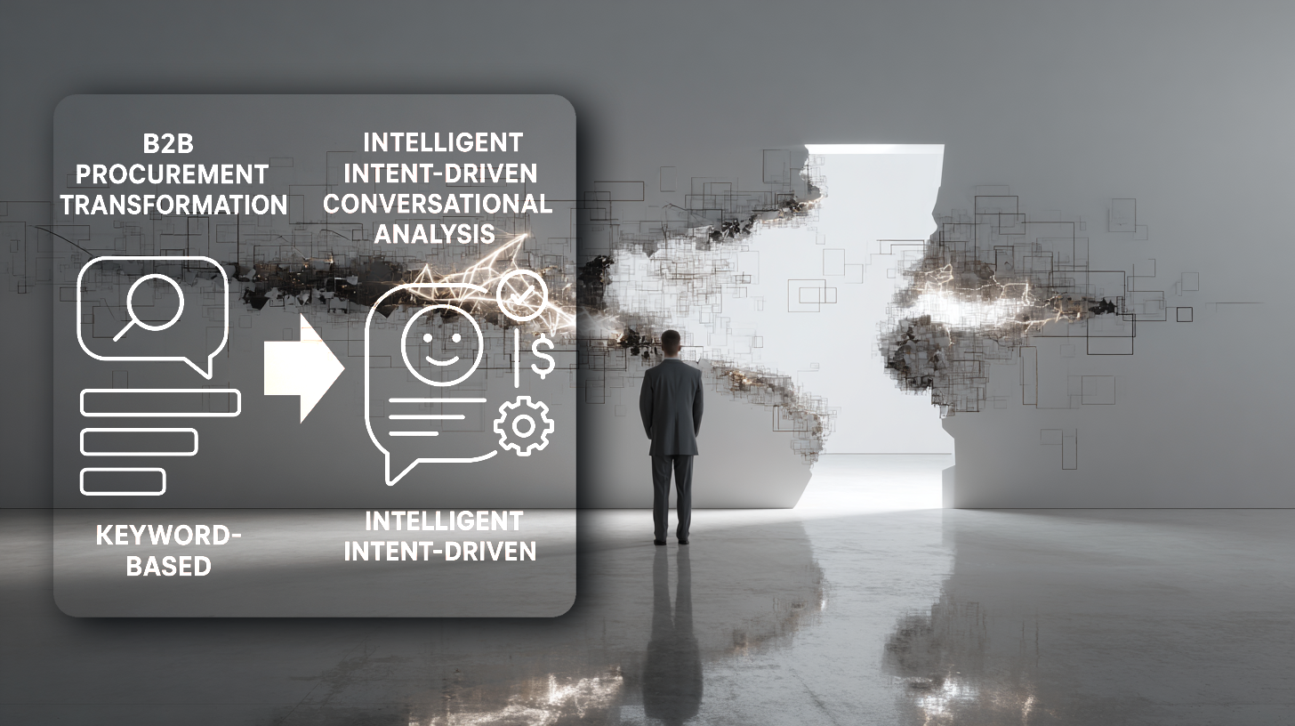 B2B-Beschaffung: Weg von der schlüsselwortbasierten hin zu einer intelligenten, absichtsgesteuerten und konversationellen Analyse
