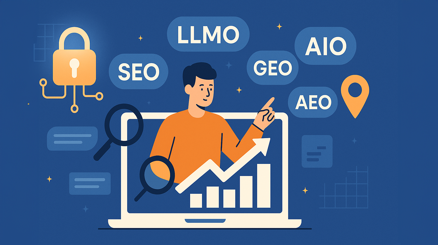 新的数字可见性 - SEO，LLMO，GEO，AIO和AEO的解密 - 仅S​​EO就不再足够了
