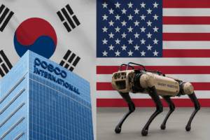 Globaler Verteidigungsmarkt: Die südkoreanische Posco International Corporation und der US-Roboterhersteller Ghost Robotics