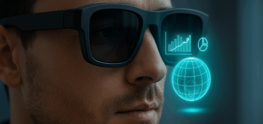 Smarte Brille mit Hologramm-Projektion