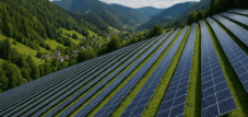 4.2 Área ao ar livre PV MWP do município de Fröhnd: Parque Solar mais íngreme da Alemanha no sul da floresta negra