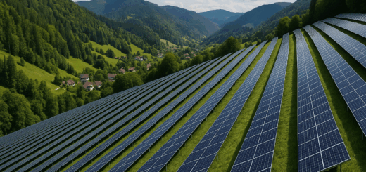 4,2 MWp PV-Freiflächenanlage der Gemeinde Fröhnd: Deutschlands steilster Solarpark im Südschwarzwald