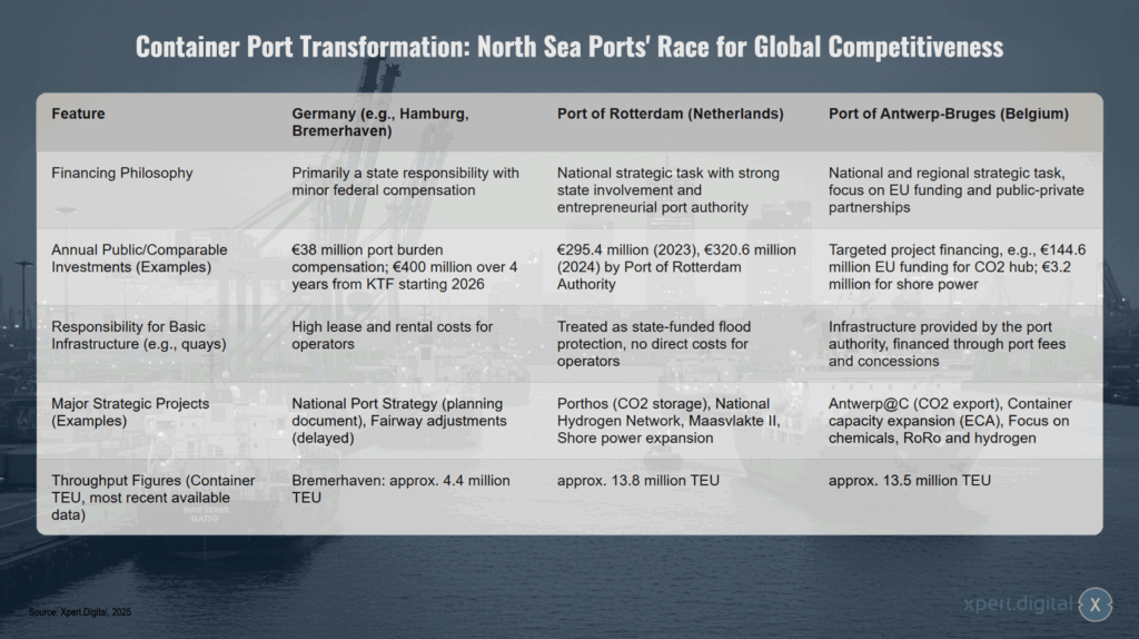 Container-Hafen-Transformation: Wettlauf der Nordseehäfen um globale Wettbewerbsfähigkeit