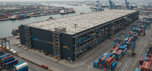 Die simple wie evolutionär gewachsene Idee vom Container-Regallager: Ein Paradigmenwechsel in der globalen Logistik