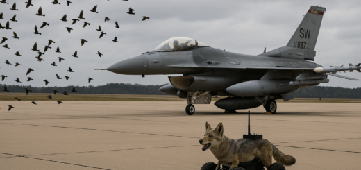 Millionen-Schäden durch Vögel: Kein Witz, darum jagen jetzt ferngesteuerte Coyote Rovers über die Flugfelder der US-Kampfjets