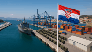 Kroasië se dubbele-Amerikaanse logistieke stelsels in gesplete en Rijeka as sleutelports vir die NAVO-bedrywighede in die Middellandse See