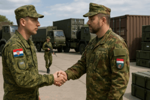 Kroatisch-ungarische Kooperation in der Militärlogistik: Integration in multinationale Logistiknetzwerke