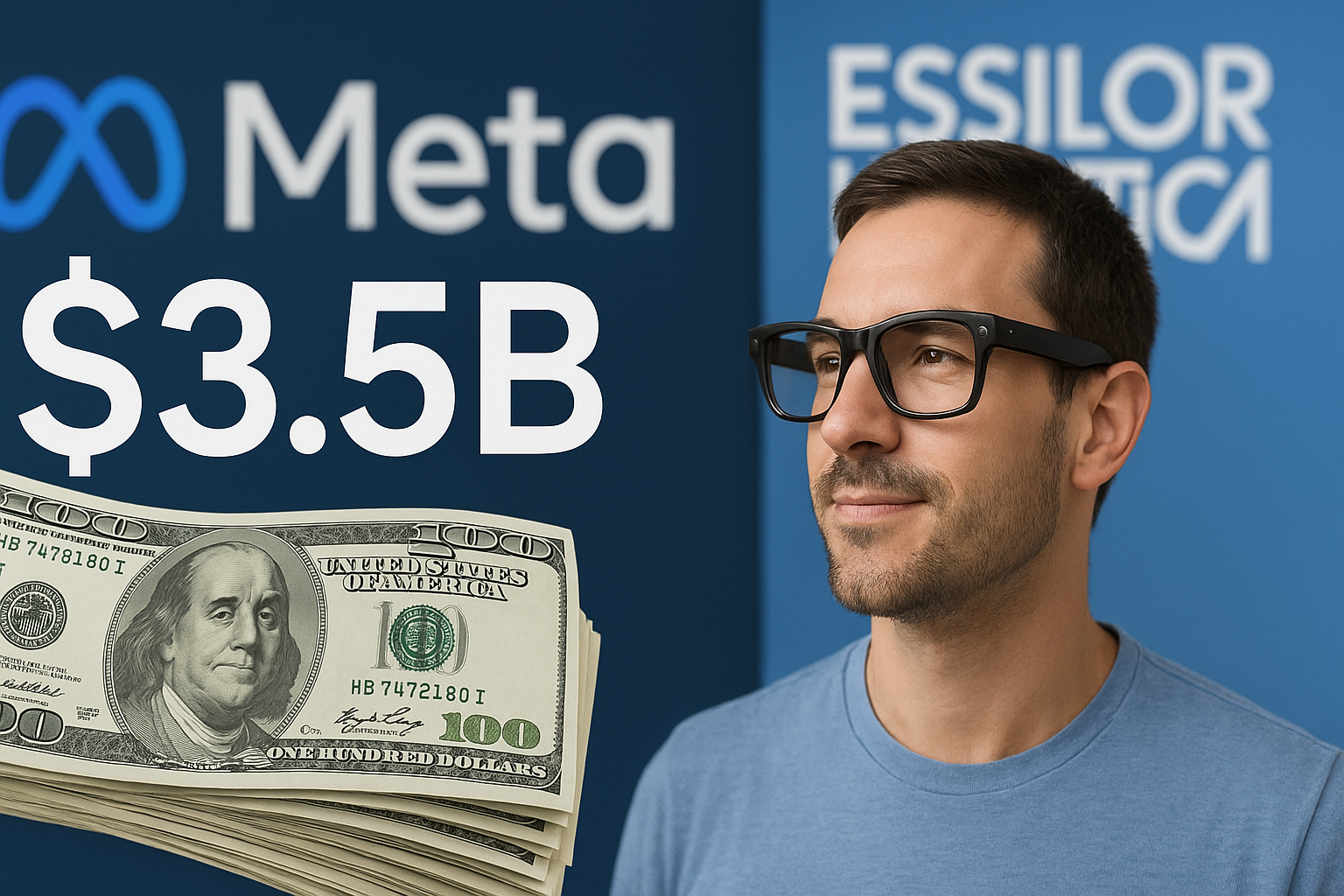 Meta is investing $ 3.5 billion in essilorluxottica: the struggle for the future of smart glasses