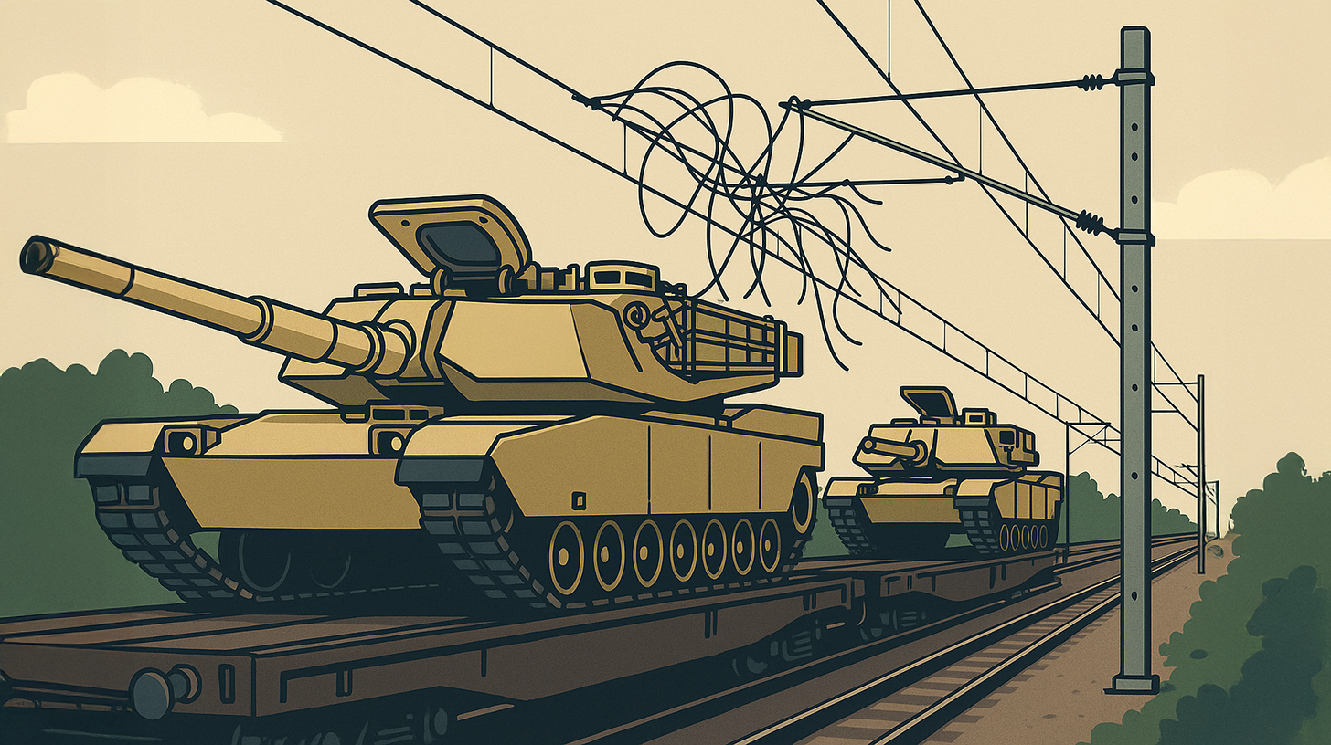 Massive Störungen durch die Militärlogistik im Schienenverkehr: Bahn-Chaos in Norddeutschland durch amerikanische Panzer
