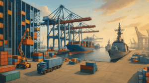 Seehafen-Modernisierung für Wirtschaft und Verteidigung: Eine Dual-Use-Strategie zur Modernisierung durch Hochregallogistik